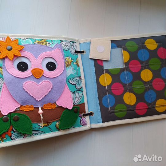 Развивающая книга из фетра