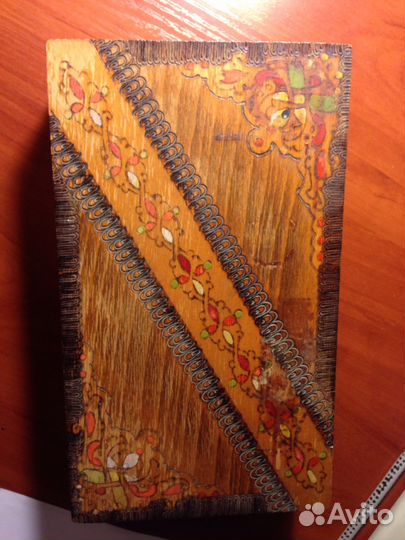 Шкатулка деревянная