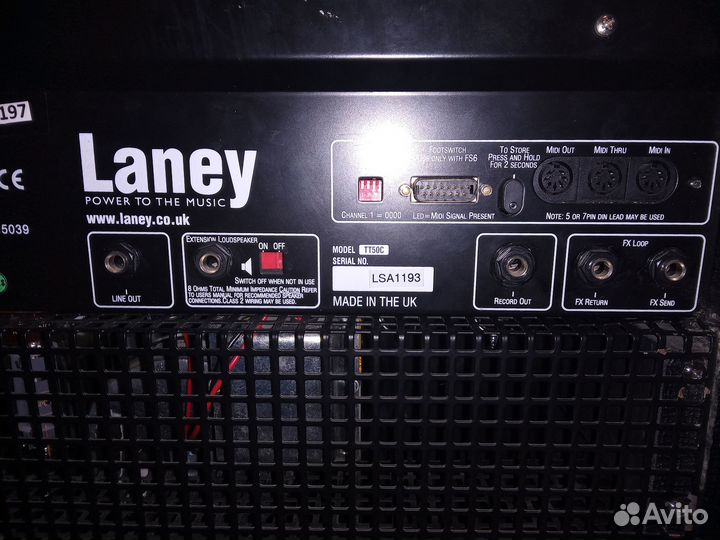 Laney TT50 Ламповый комбо