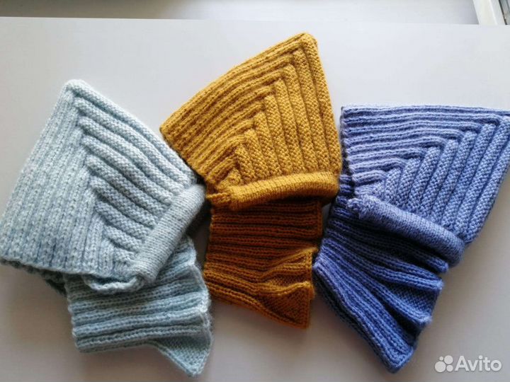 Комплект шапка Гномик+манишка р-р 42-46