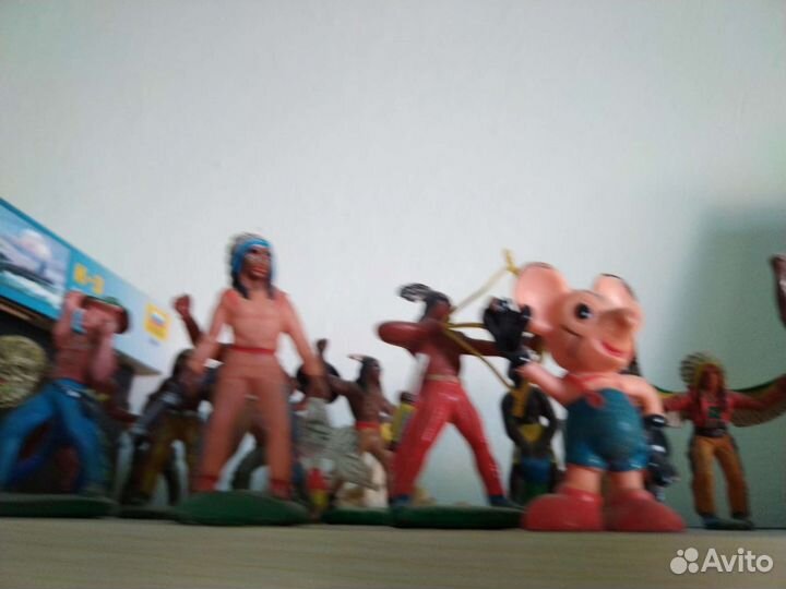 Игрушки СССР солдатики