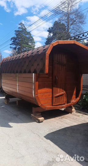 Баня бочка квадро бу
