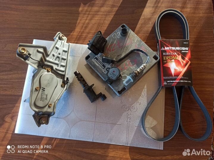 Датчики двигателя и ремень Toyota Corolla Fielder