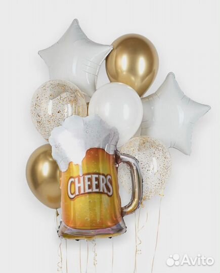 Композиция из шаров на грузах 