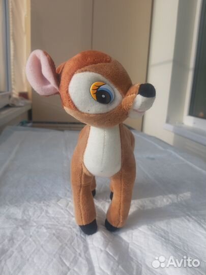 Оленёнок Бемби мягкая музыкальная игрушка