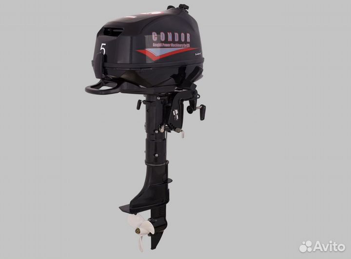 Лодочный мотор Condor CNF5HS + бак 12 л