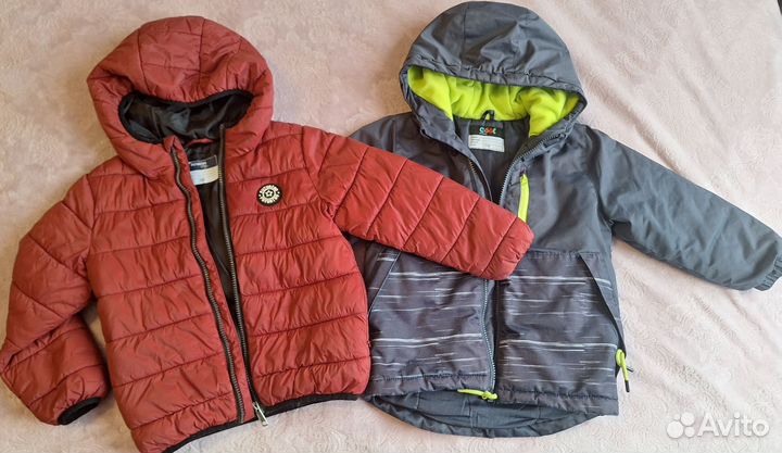 Куртки futurino демисезон 110 и 116 цена за обе