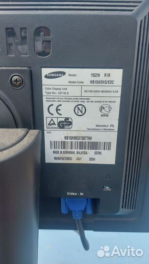 Монитор SamsungSyncMaster152N
