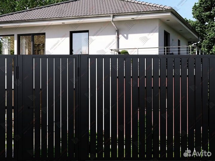 Забор из металла
