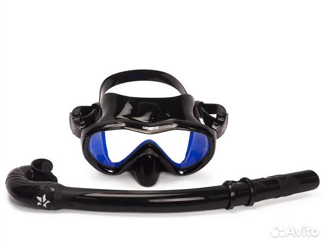 Набор для подводной охоты маска и трубка Десна Bk