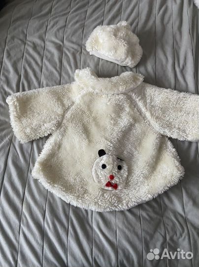 Новогодний кастюм снеговик (снежок)