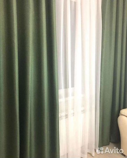 Ткань для штор Рогожка