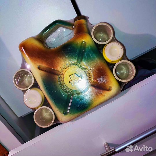 Набор штоф в упаковке (канистра со сопками)