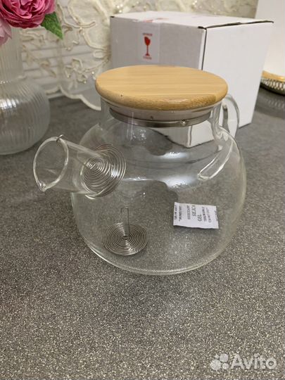 Чайник заварочный стеклянный