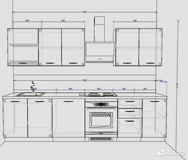 Кухонный гарнитрур напрямую от производителя
