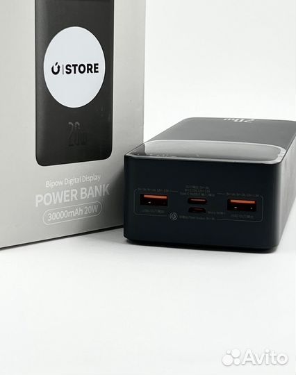 Power bank внешний аккумулятор 30000 mAh