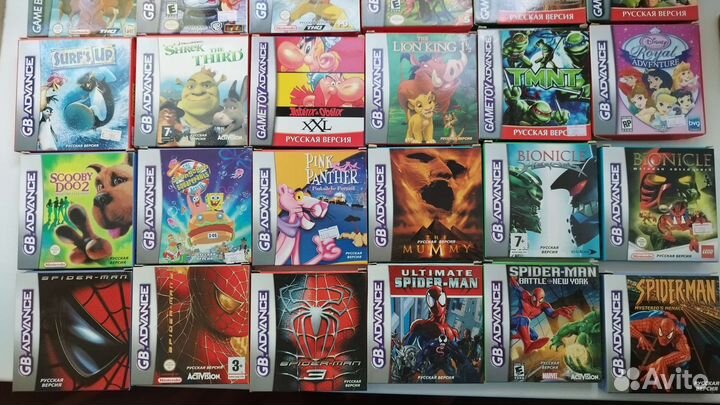 Картриджи для Game Boy