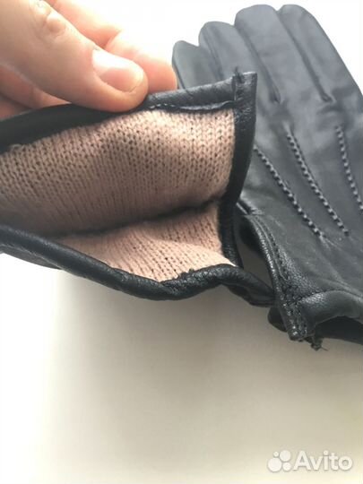 Мужские кожаные перчатки, размер M, L, XL