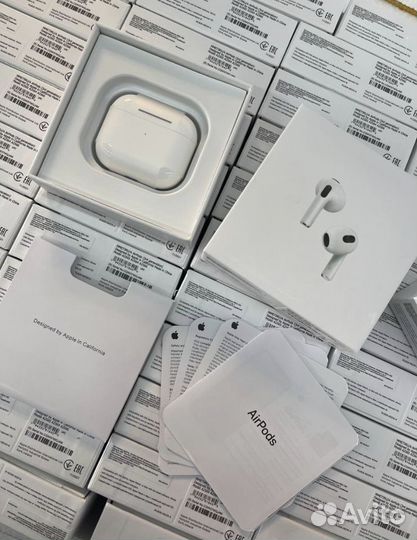 Наушники AirPods 3 люкс Luxe качество чип Airoha