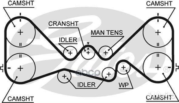 Ремень грм subaru forester/impreza/legasy 2.0/2