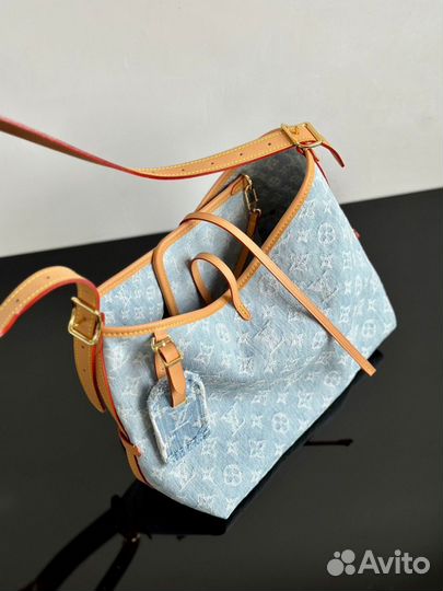 Сумка louis vuitton carry all pm denim