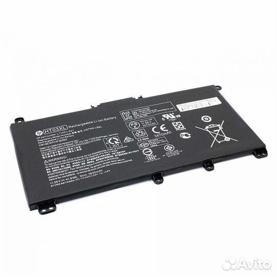 Аккумулятор для HP 15-CS 17-BY (HT03XL) 11.4V 3420mAh черная