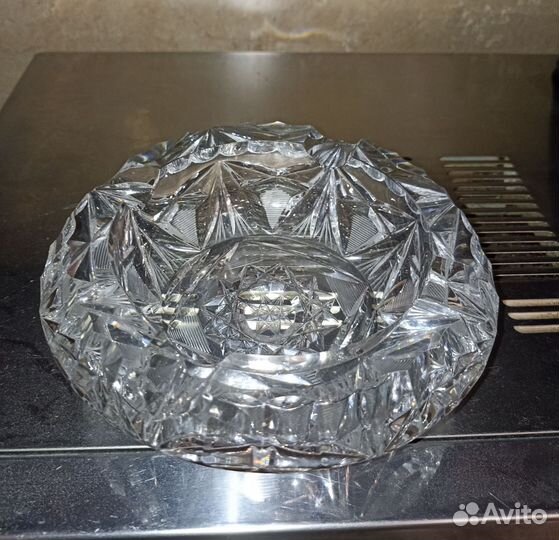 Хрустальная пепельница СССР начало 20 века