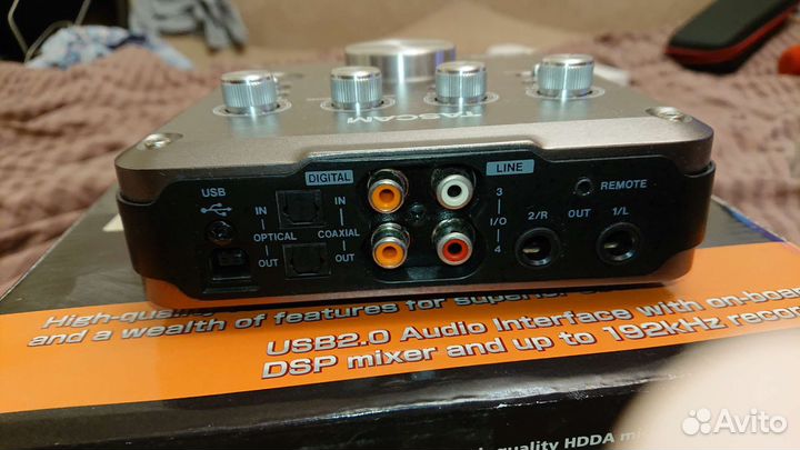 Внешняя звуковая карта usb tascam US-366