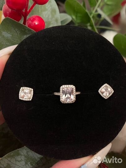 Набор кольцо и серьги sunlight