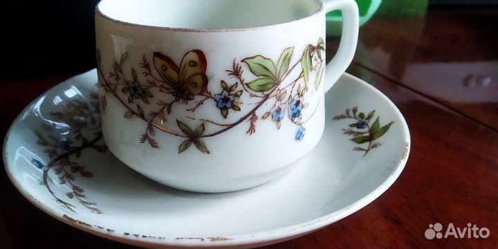 Чайная пара нгф Грузино 1920-е годы