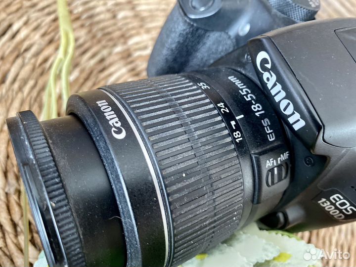Зеркальный фотоаппарат canon 1300d