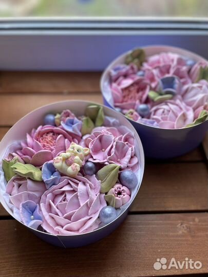 Сладкий букет из зефира