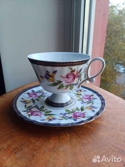 Кофейная / чайная пара фарфор