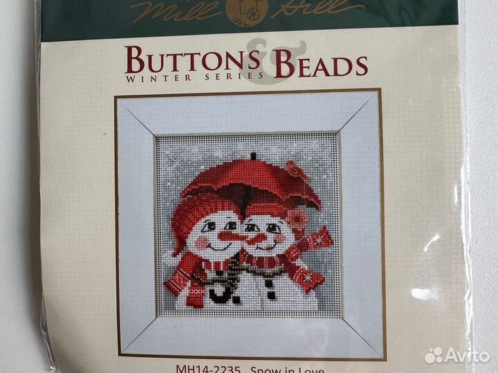 Mill hill набор для вышивания snow in love