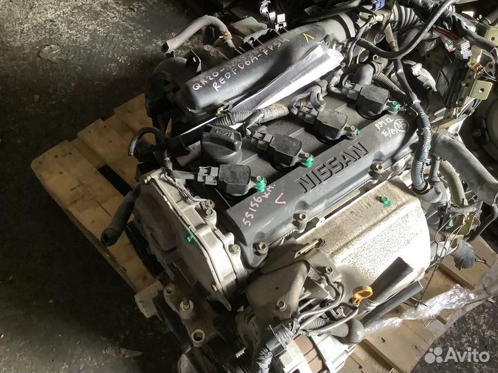 Двигатель QR20DE Nissan (контракт) пробег - 55т.км