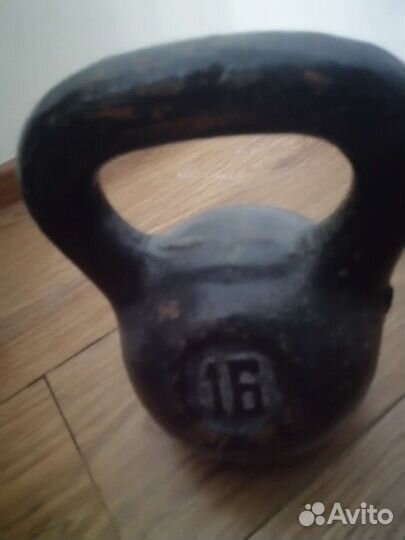 Гиря 16 кг СССР