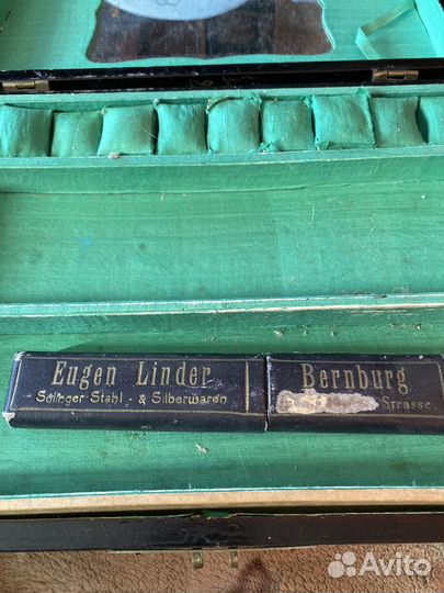 Футляр для опасной бритвы старинный