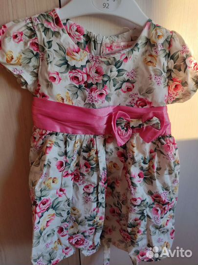 Платье для девочки 92
