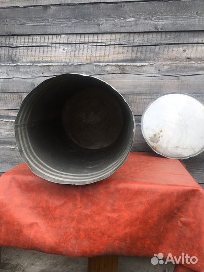 Бачок из тонкого алюминия