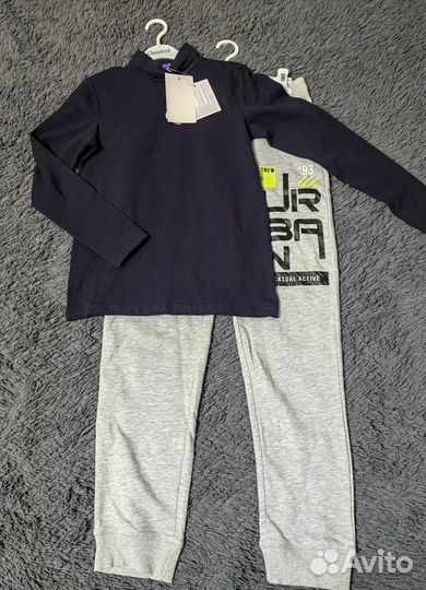 Мальчик 152-158 брюки водолазка футболки пакет