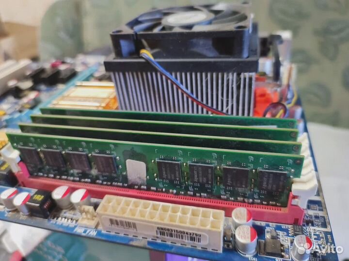 Материнская плата Gigabyte процессор и оперативка