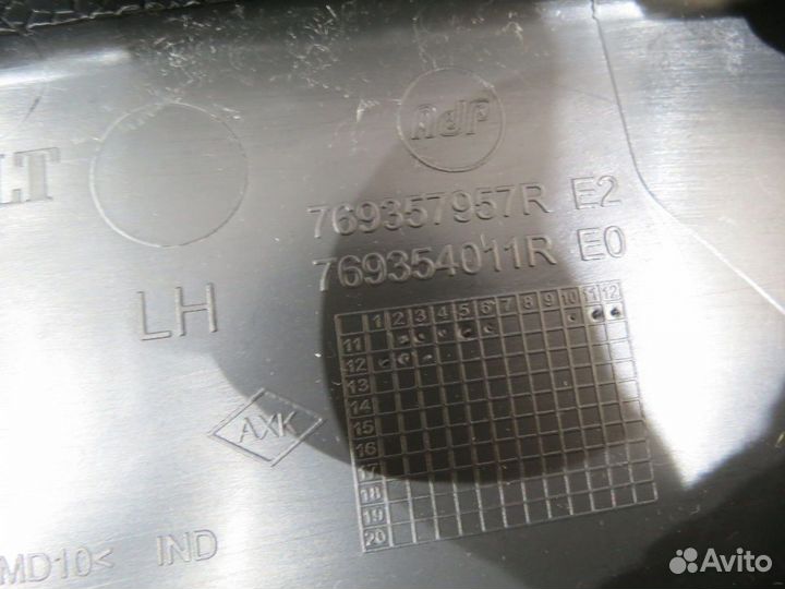 Обшивка задней стойки левая Renault Duster