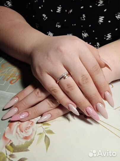 Наращивание ногтей. Опыт 14лет. Покрытие.Коррекция