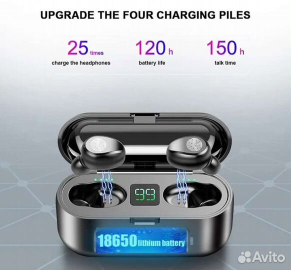 Беспроводные наушники новые