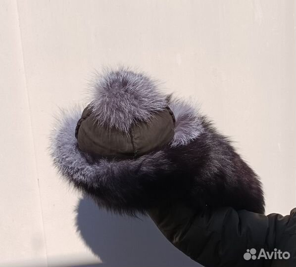 Шапка чернобурка