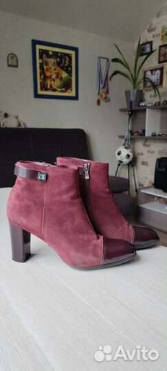 Ботильоны натуральная кожа