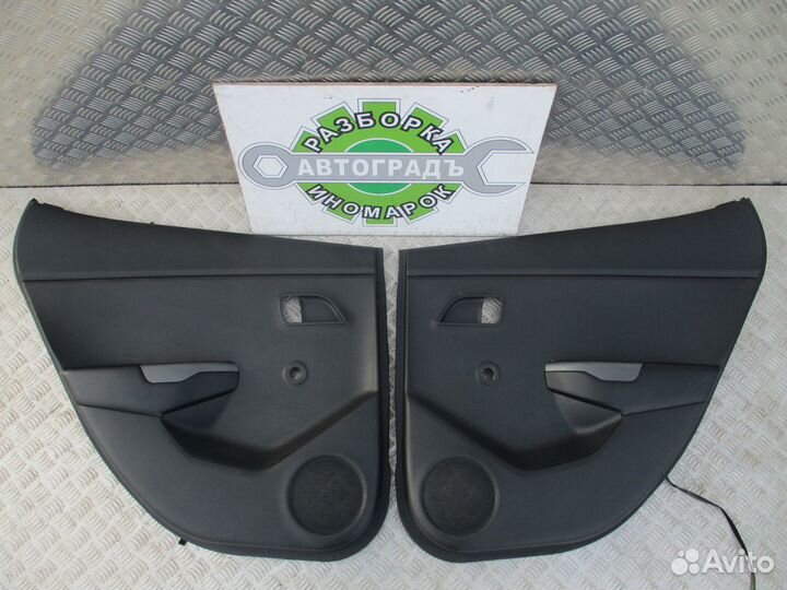 Обшивки задних дверей Киа Рио 3 2012г