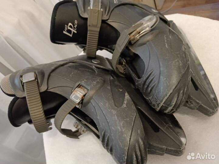 Коньки хоккейные детские раздвижные