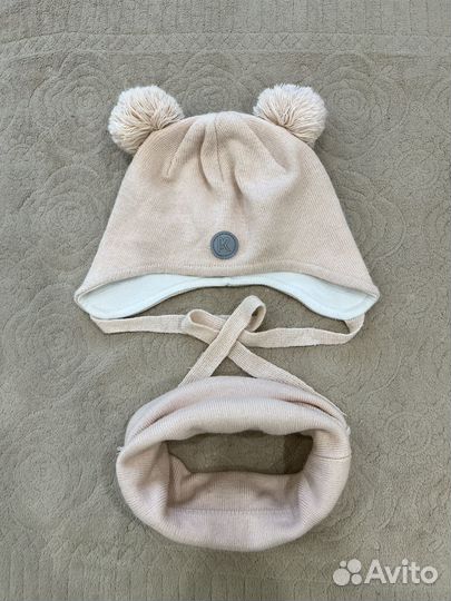 Комплект шапка, шарф