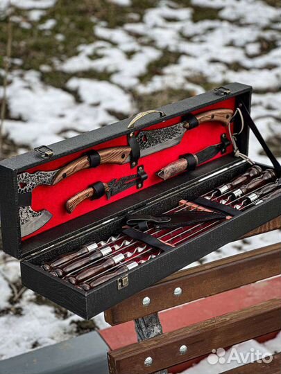 Шашлычный набор в кейсе